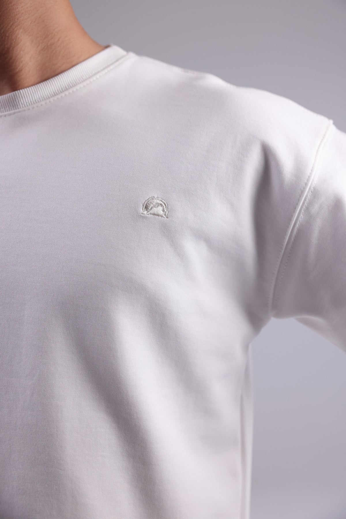 White Basic Men Tee
