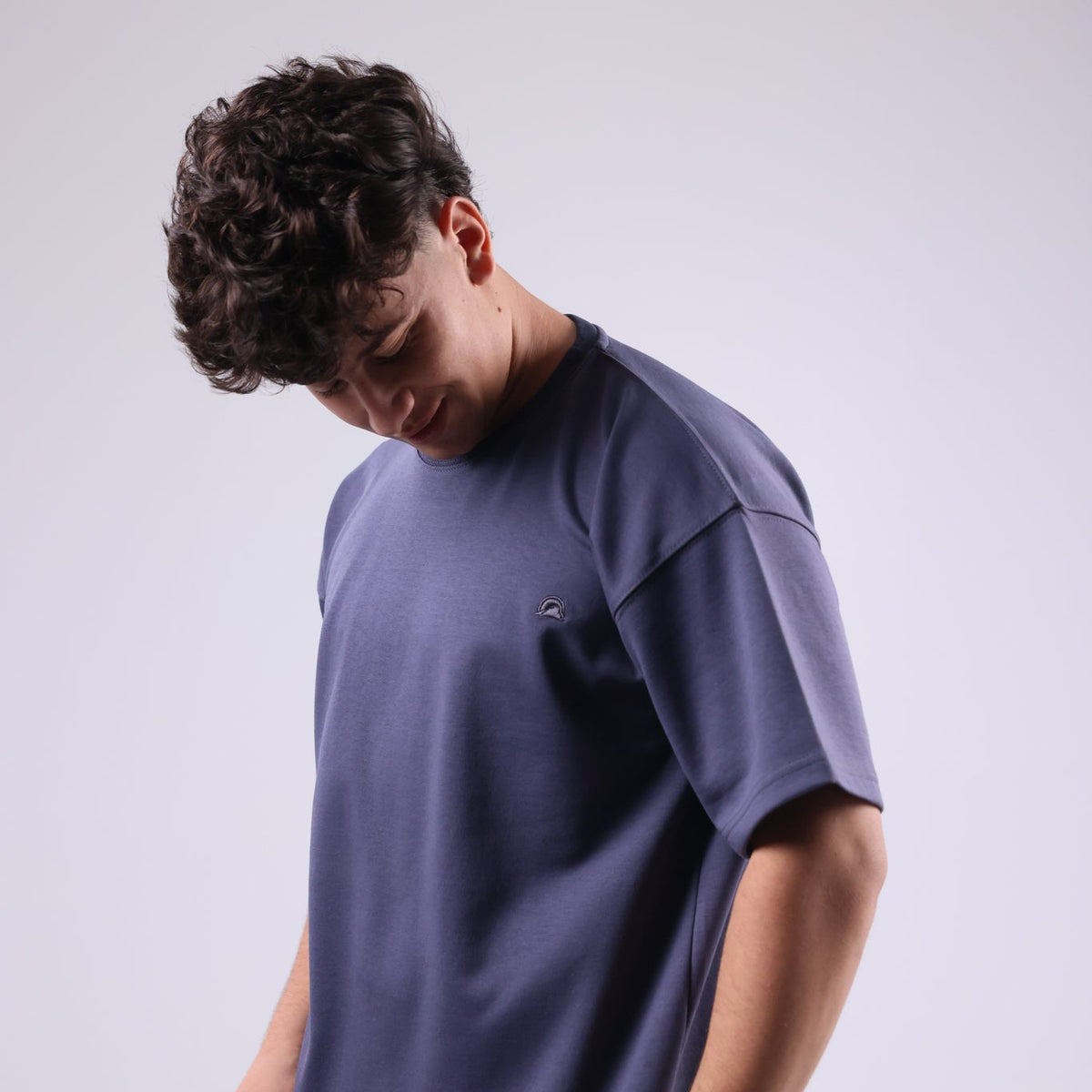 Steel Gray Basic Men Tee