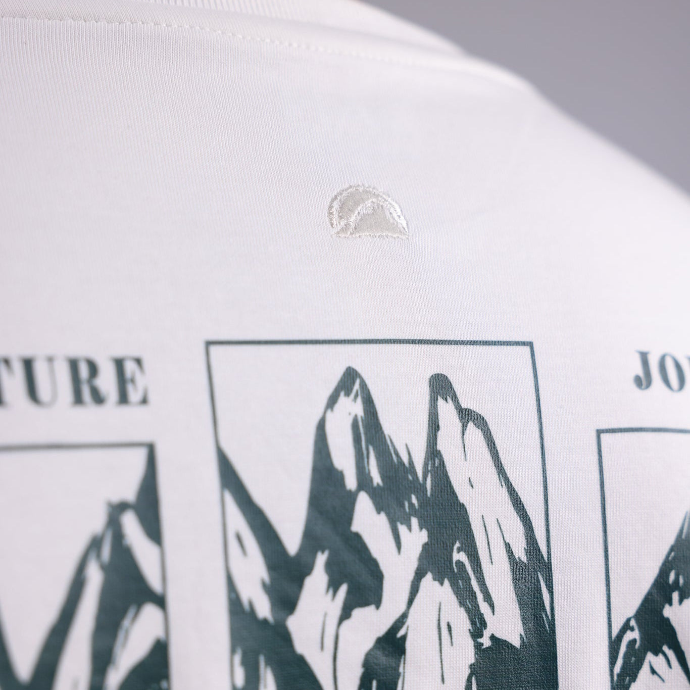 White Printed Women Tee