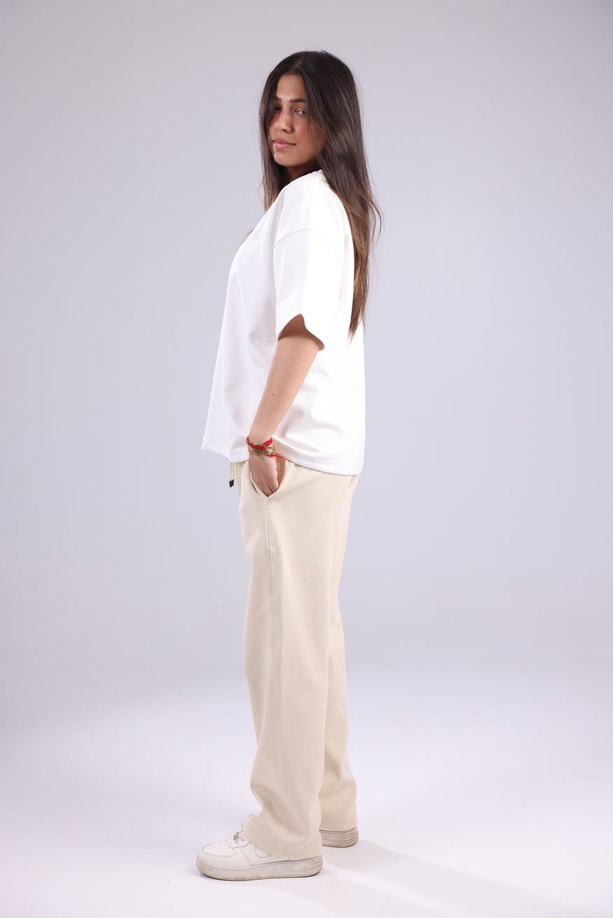 White Basic Women Tee