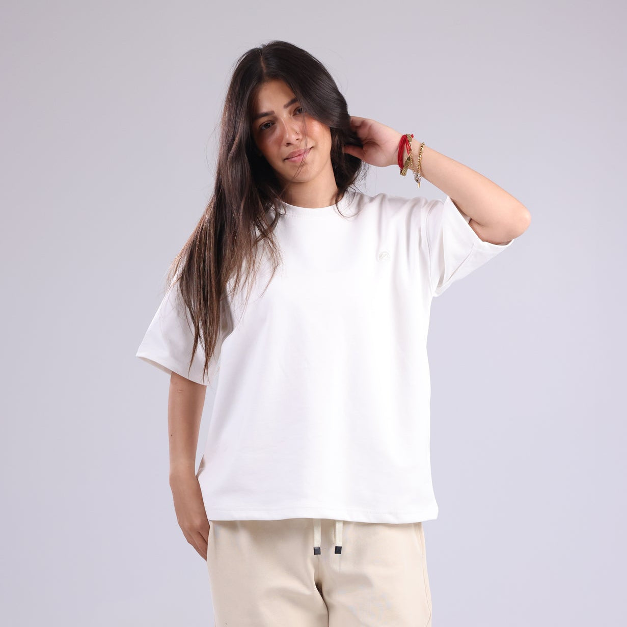 White Basic Women Tee