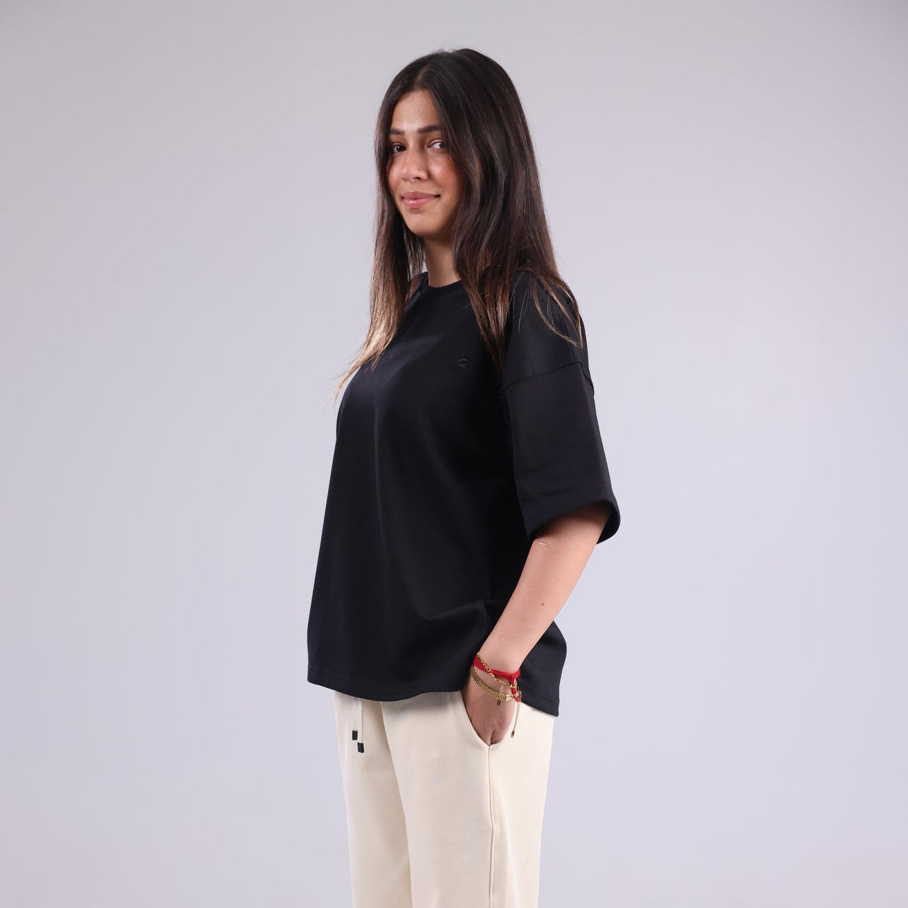 Black Basic Women Tee