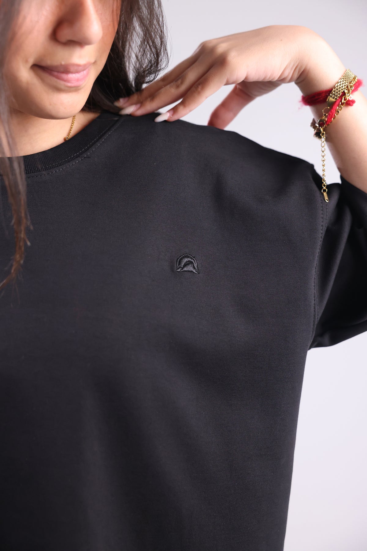 Black Basic Women Tee