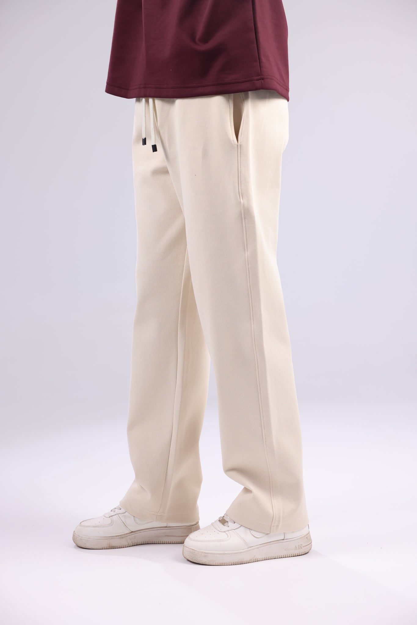 Beige Women Trouser
