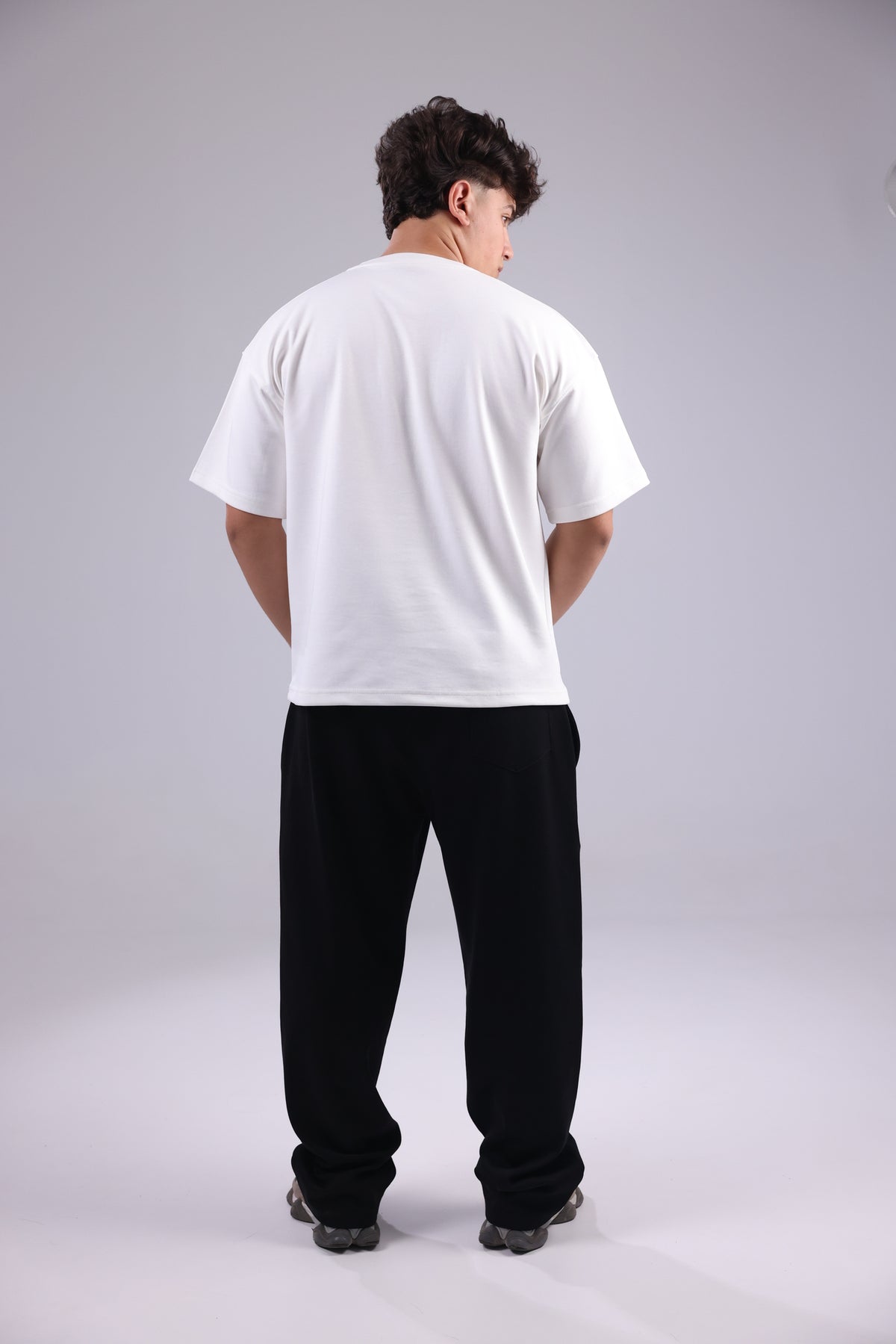 White Basic Men Tee