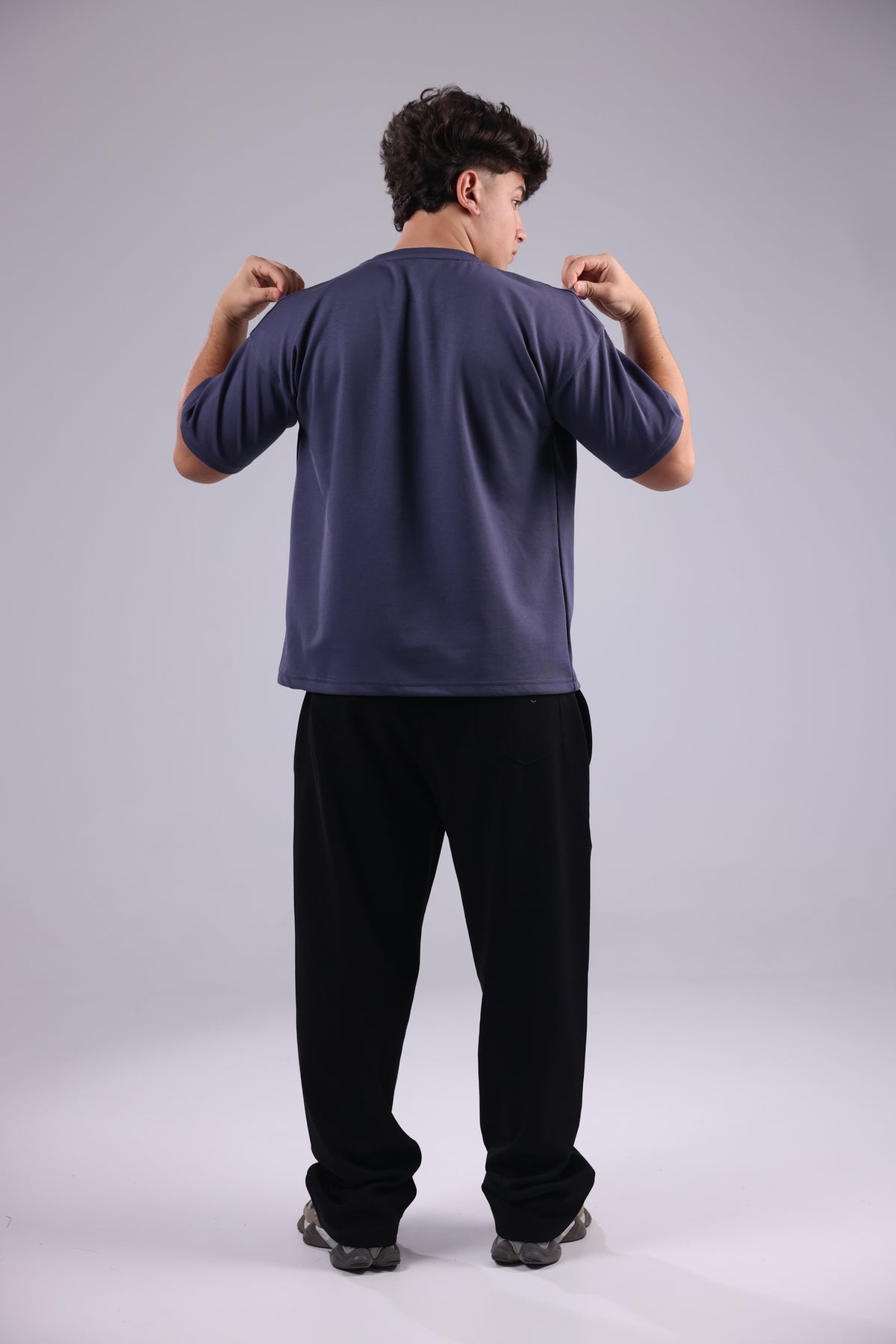 Steel Gray Basic Men Tee