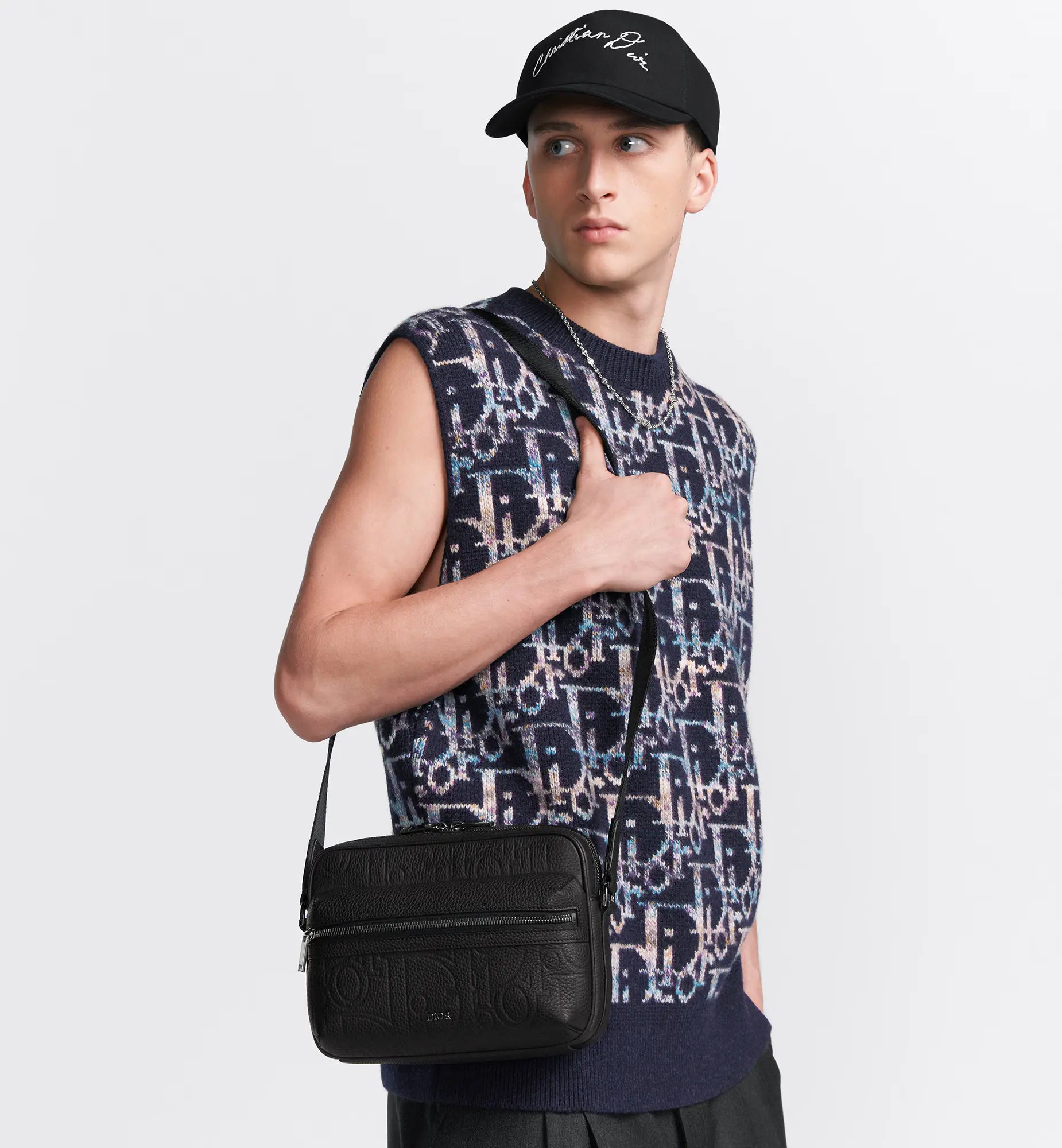 Zipped Messenger Bag