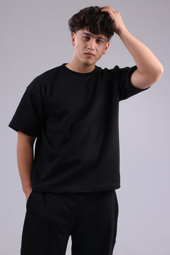 Black Basic Men Tee