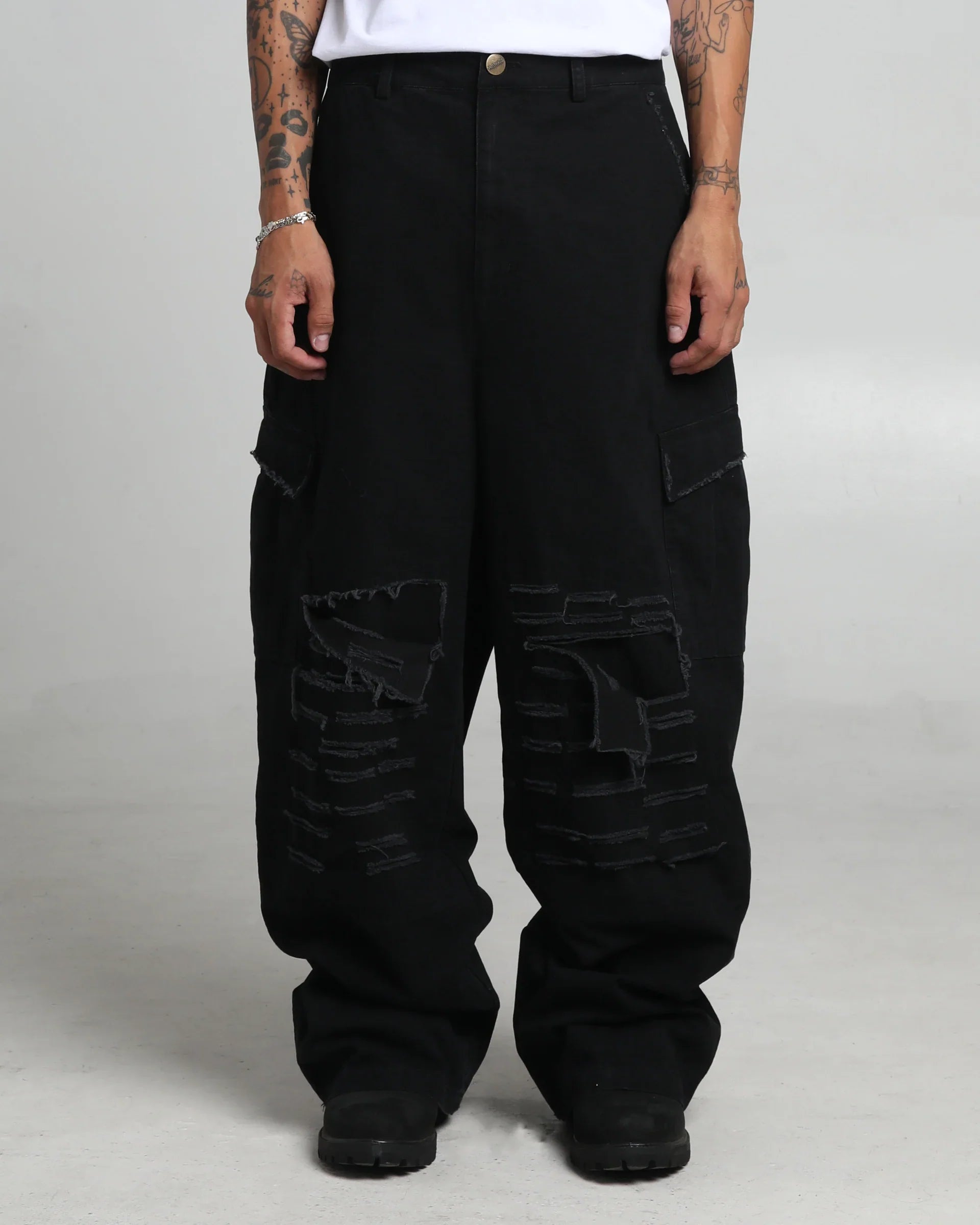 Shredded Cargo Pants