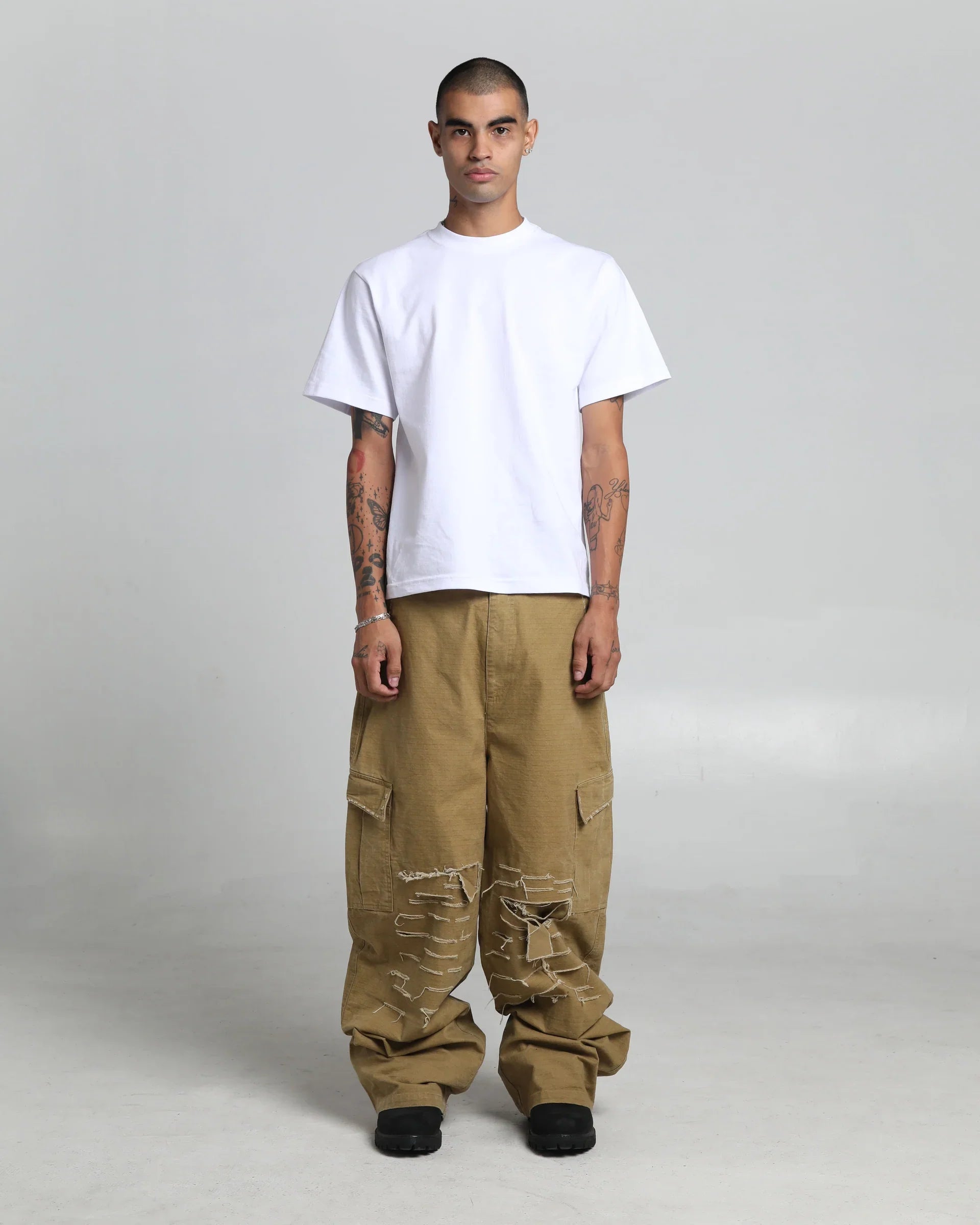 Shredded Cargo Pants